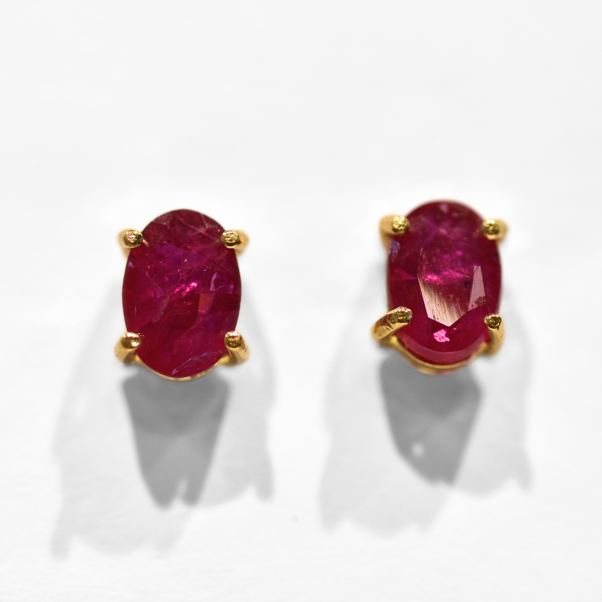 Picture of Natural Ruby Studs